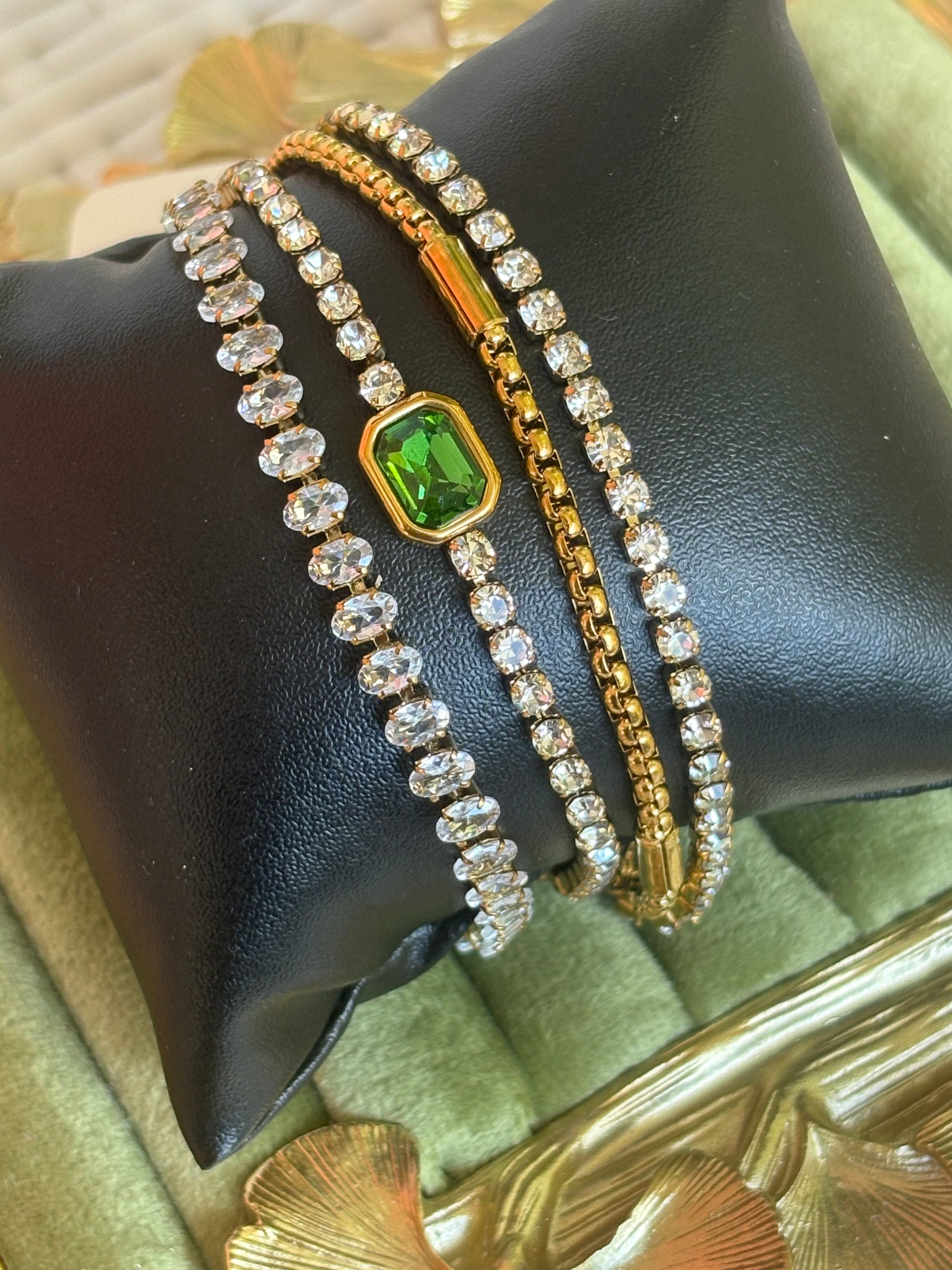 Diamond Bracelets Stack