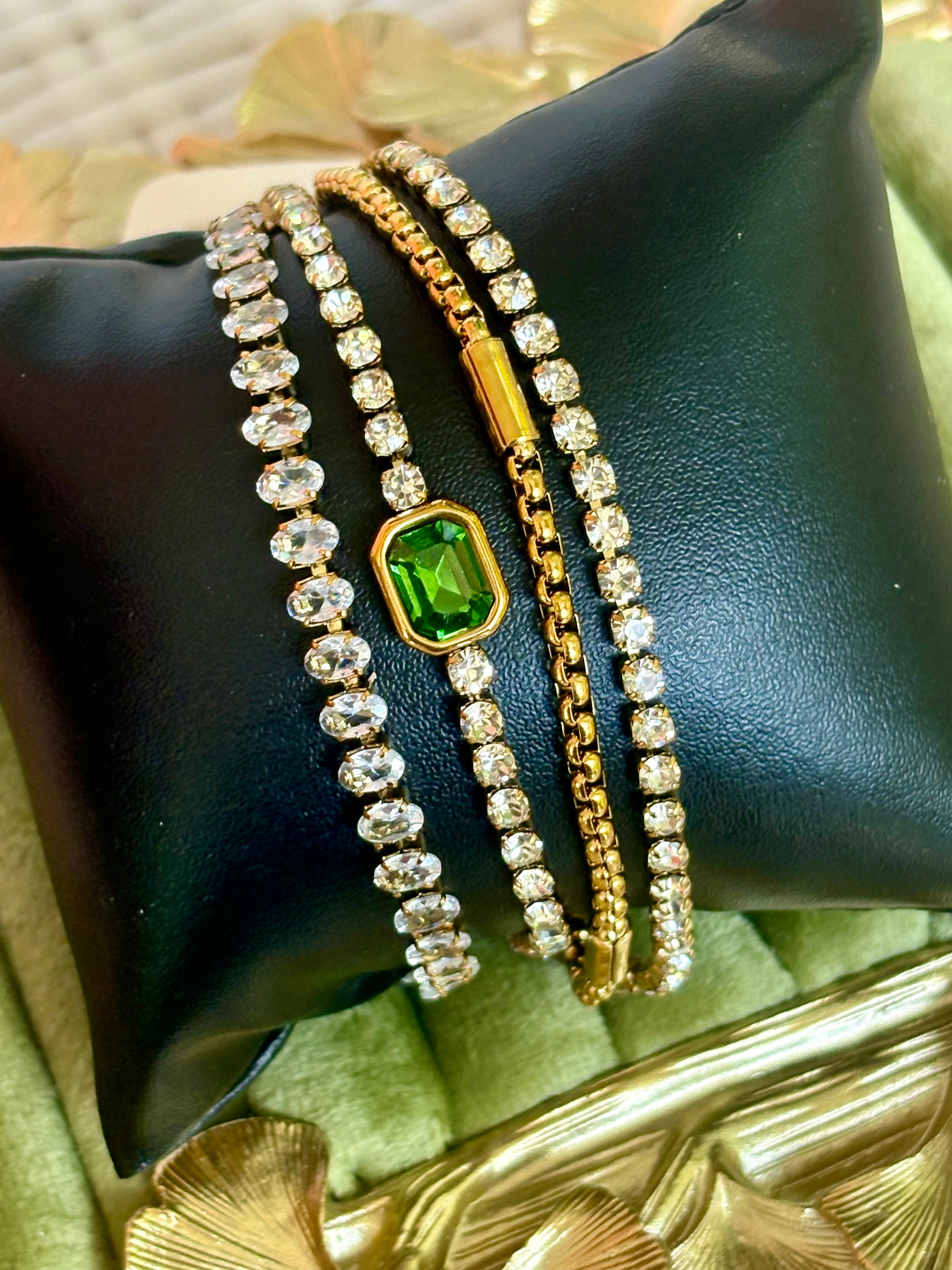 Diamond Bracelets Stack