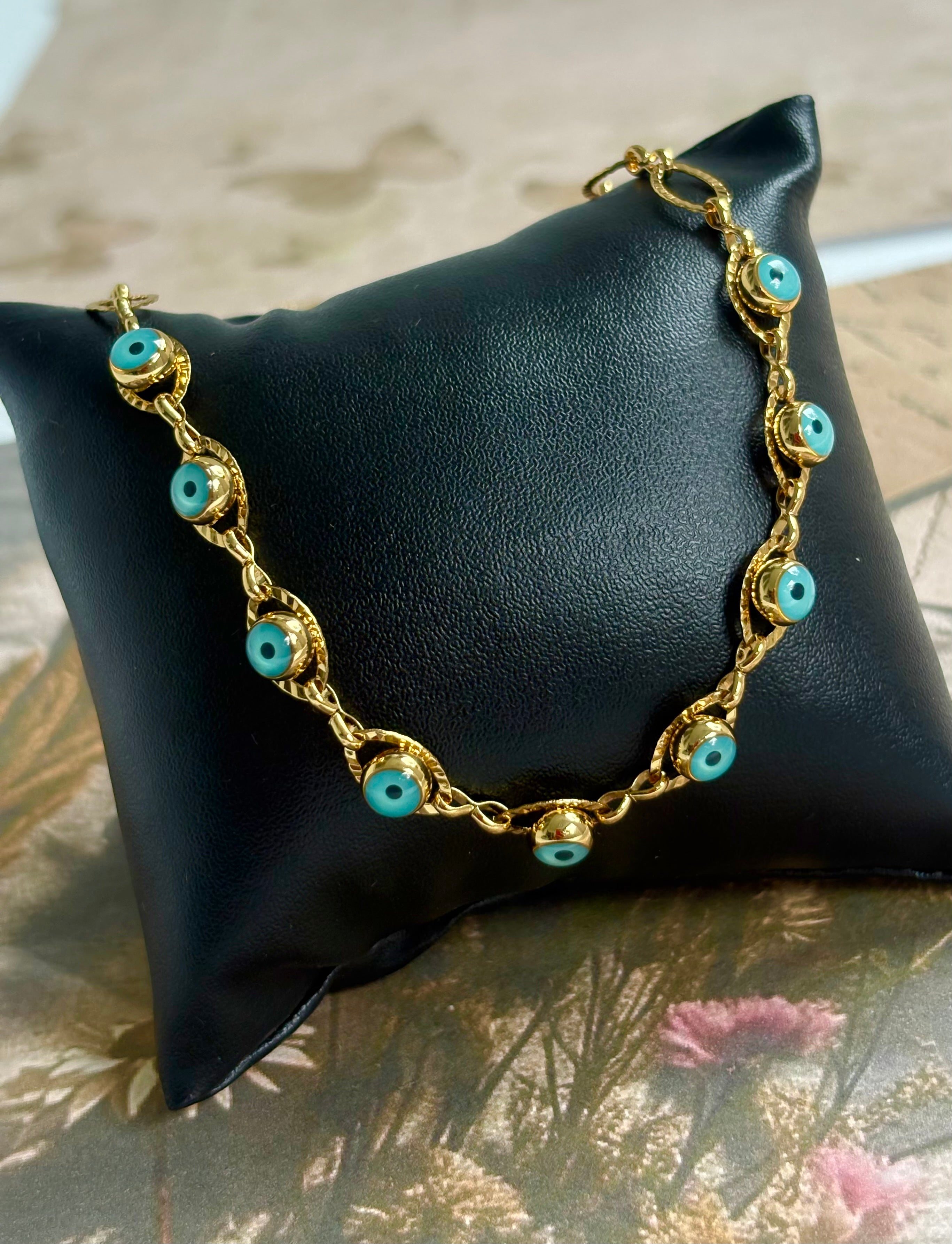 Sapphire Nazar Necklace