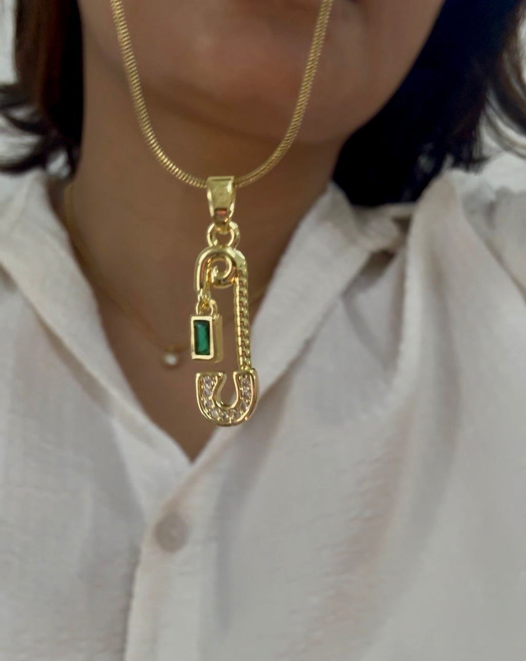 Lucky Pin Necklace
