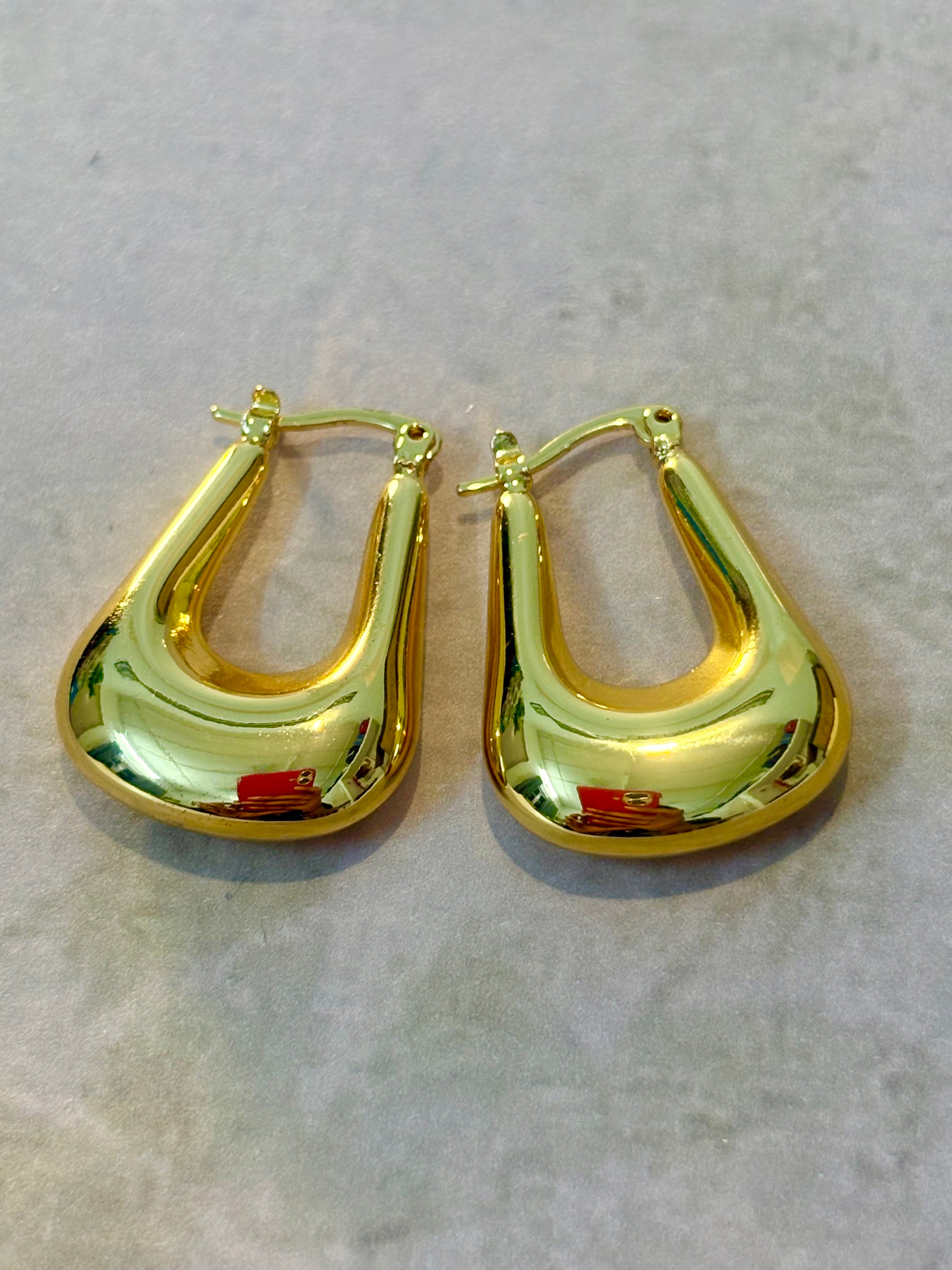 Mirror Chunky Hoops