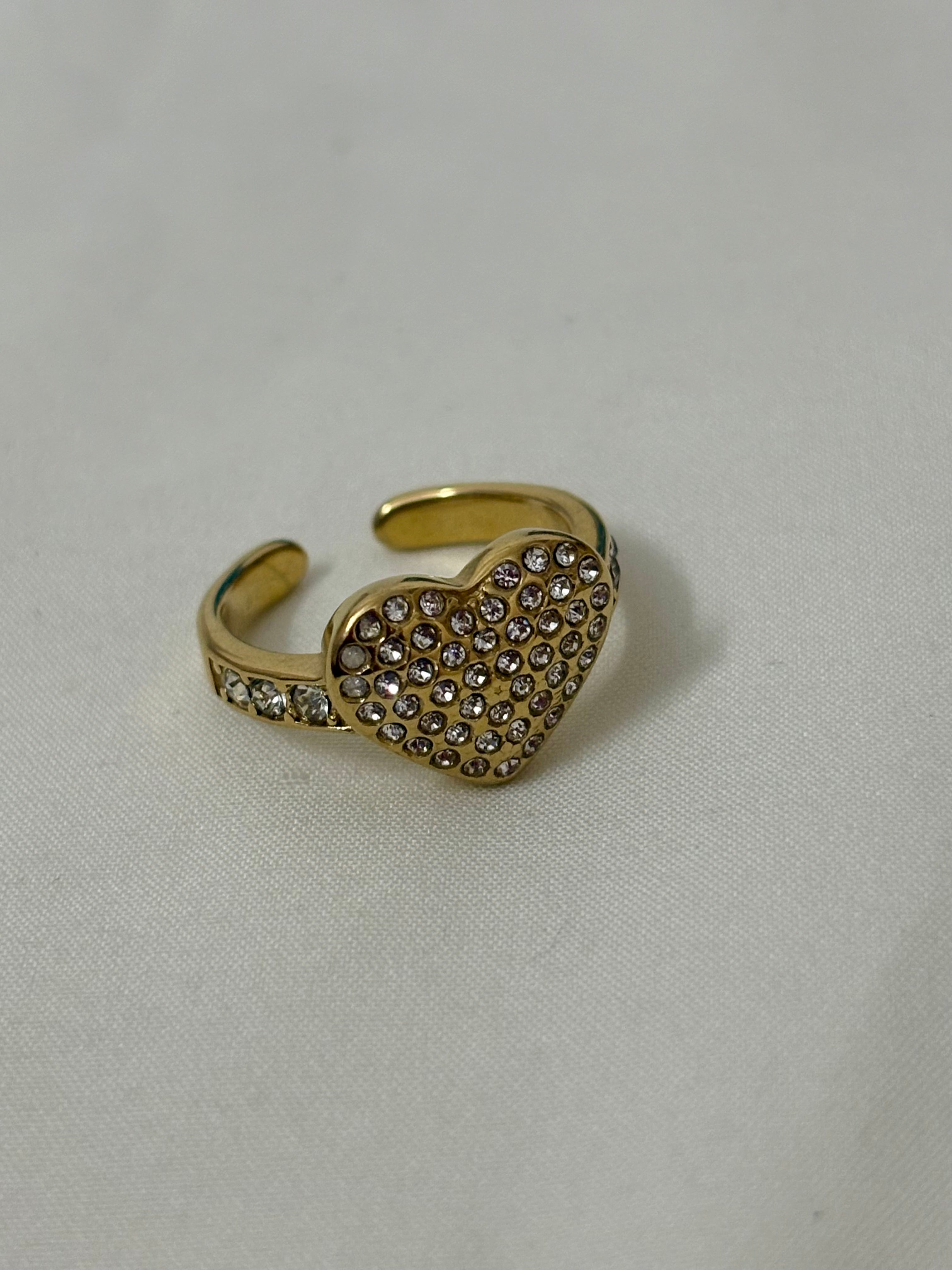 Studded Hearty Ring