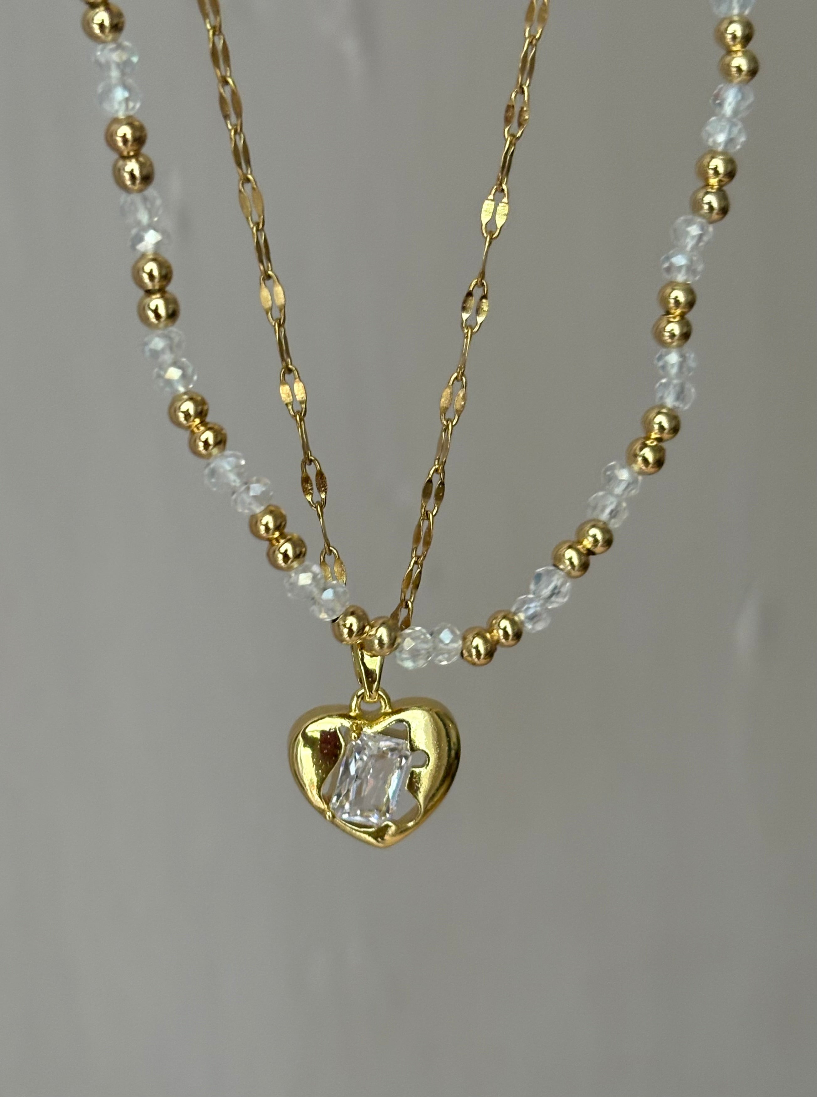 Crystal Heart Necklace