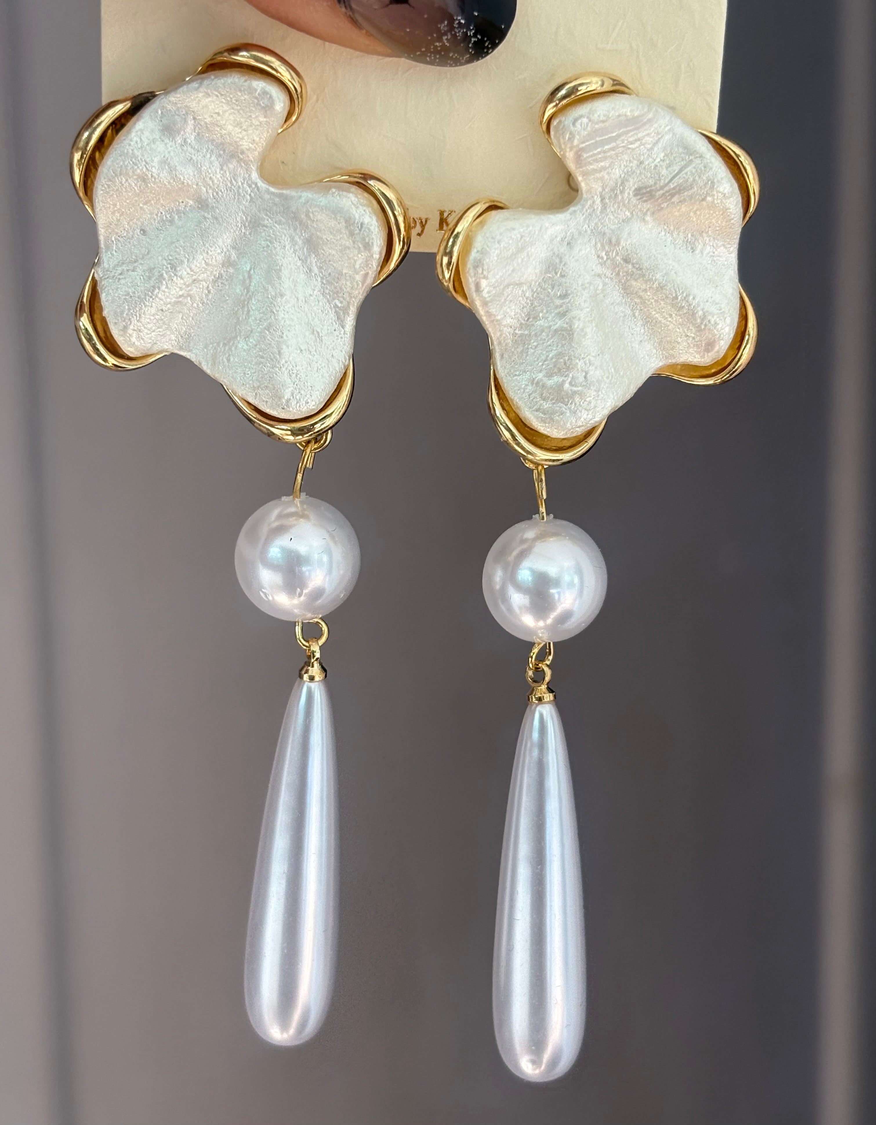 Petal Drop Earrings