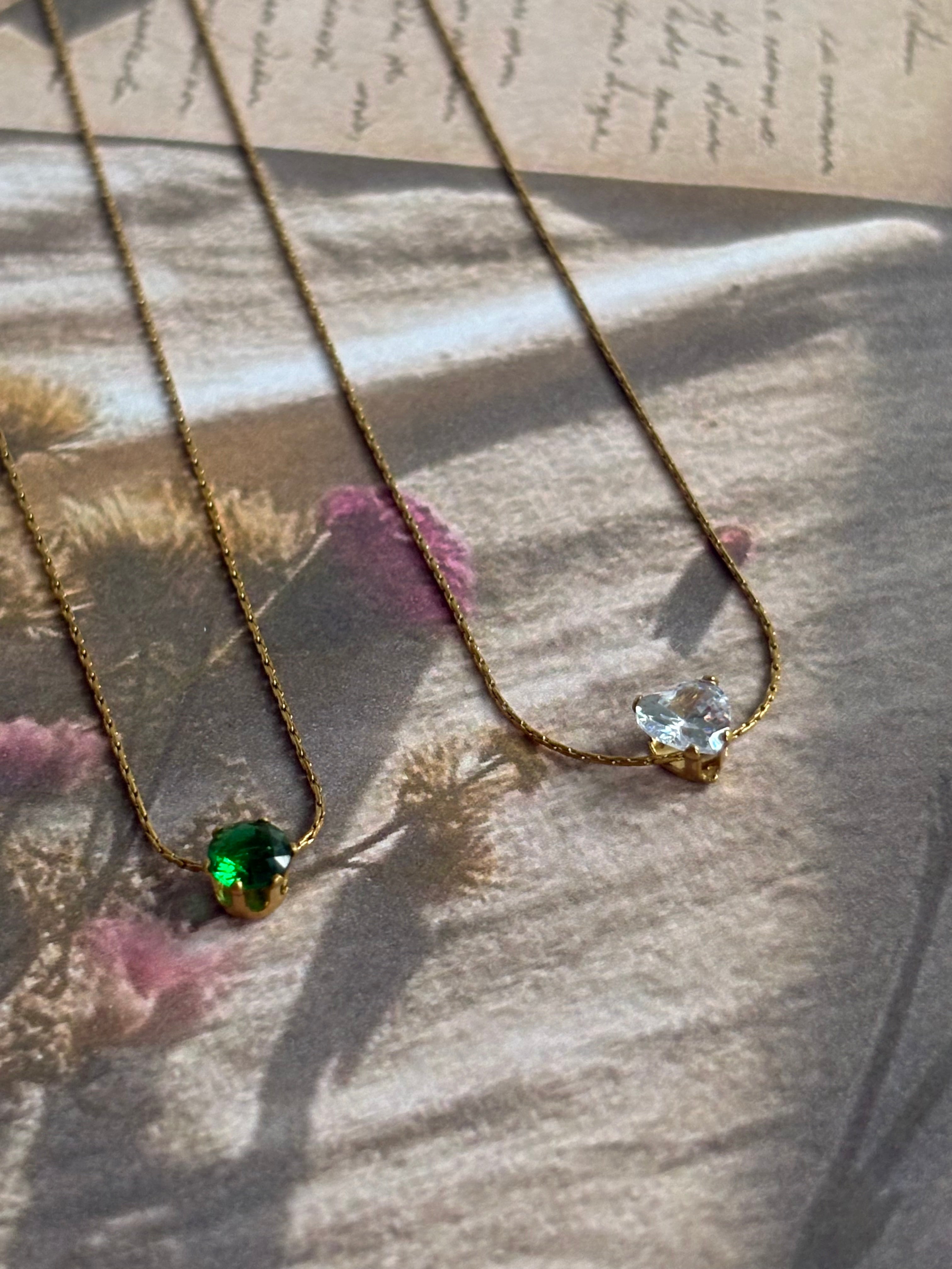 Minimalist Solitaire Necklace