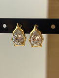 Crystal Teardrop studs