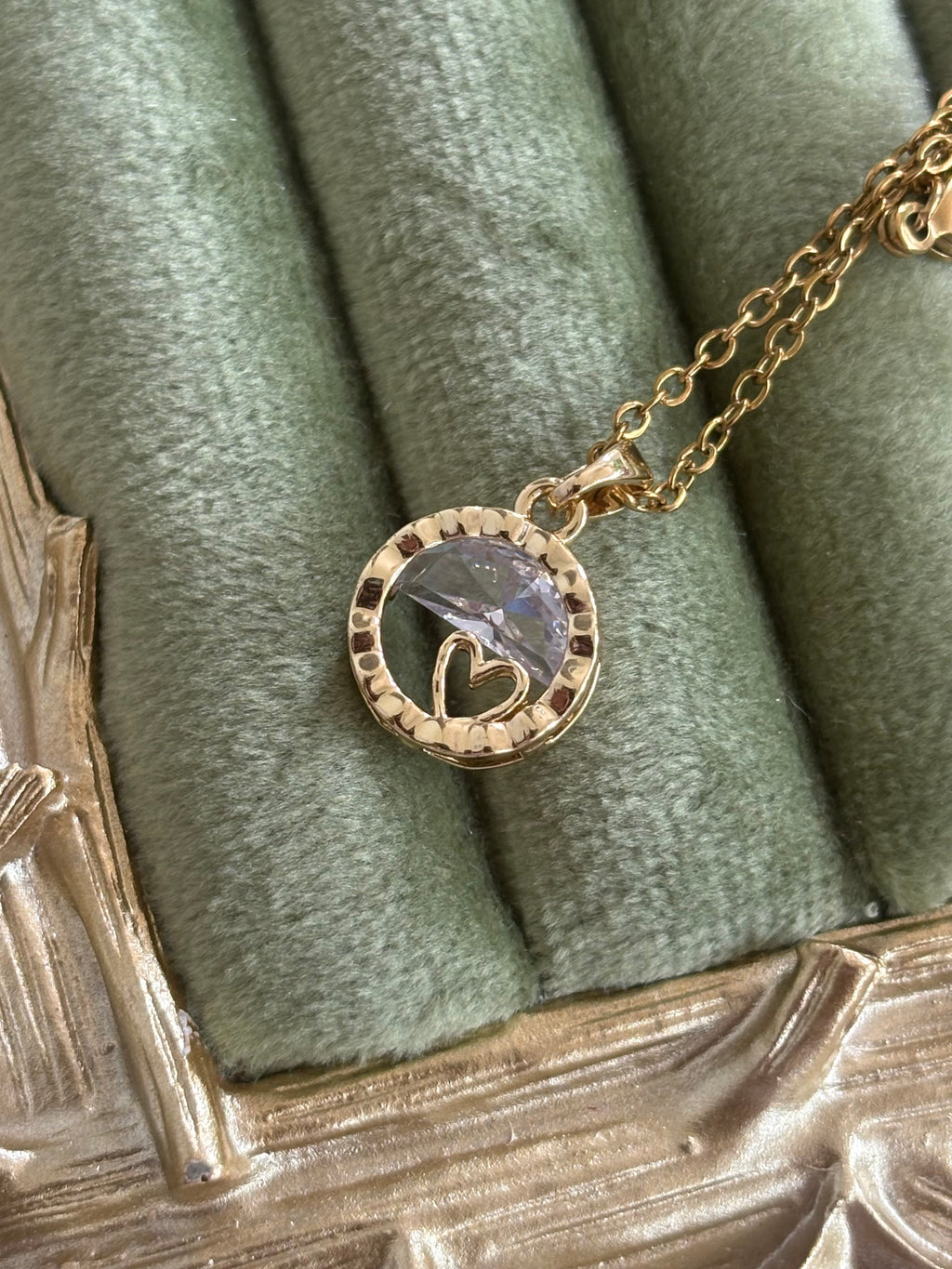 Heart in the Moon Necklace
