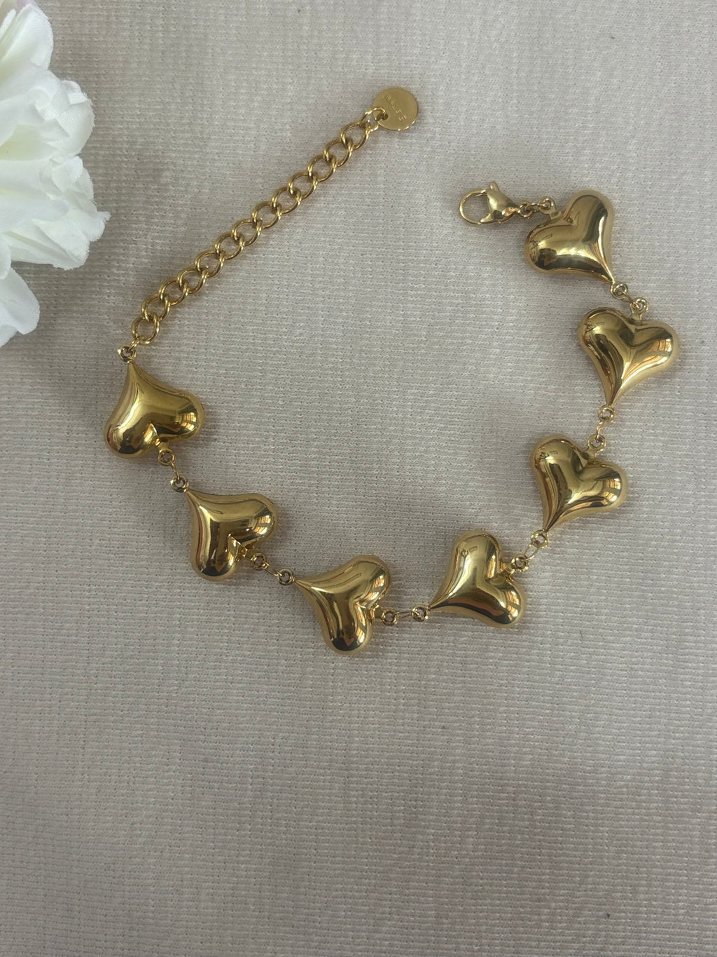 Chunky Heart Bracelet