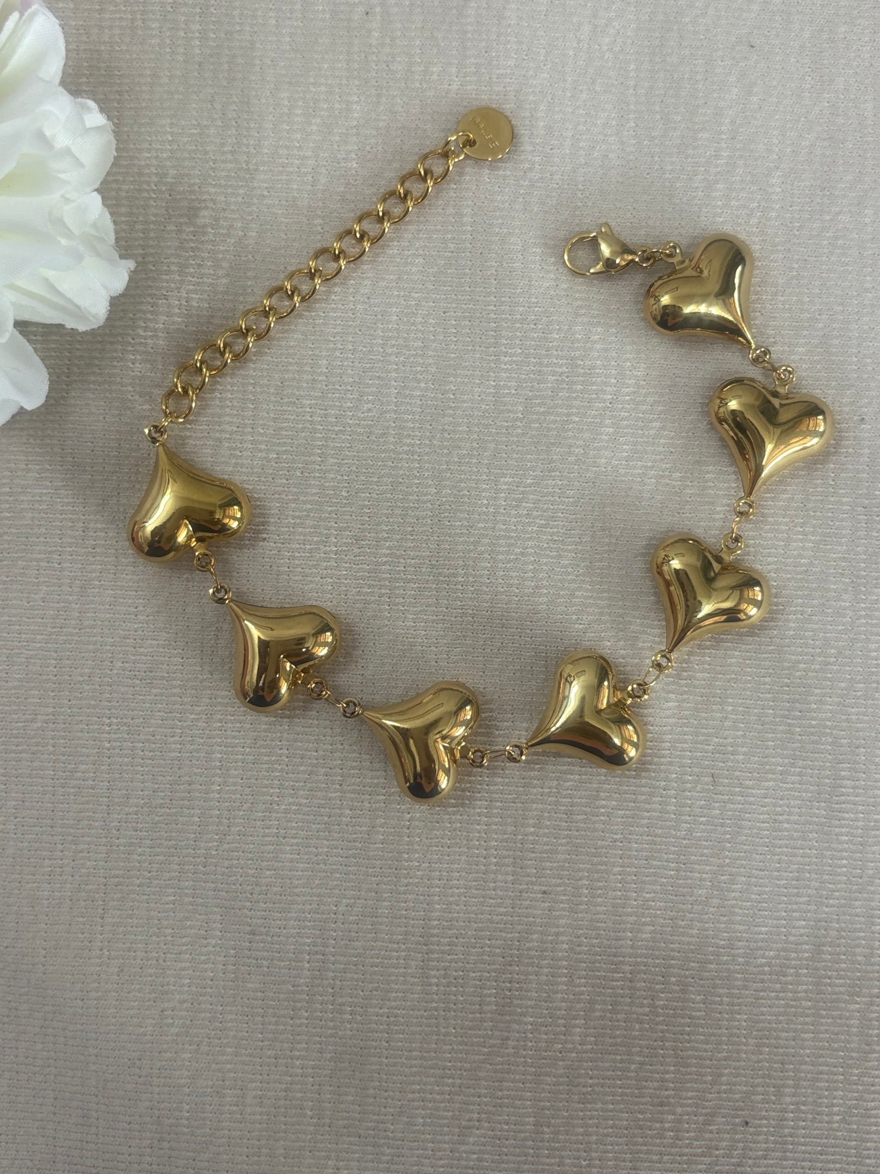 Chunky Heart Bracelet