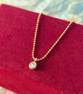 Aura Solitaire Necklace