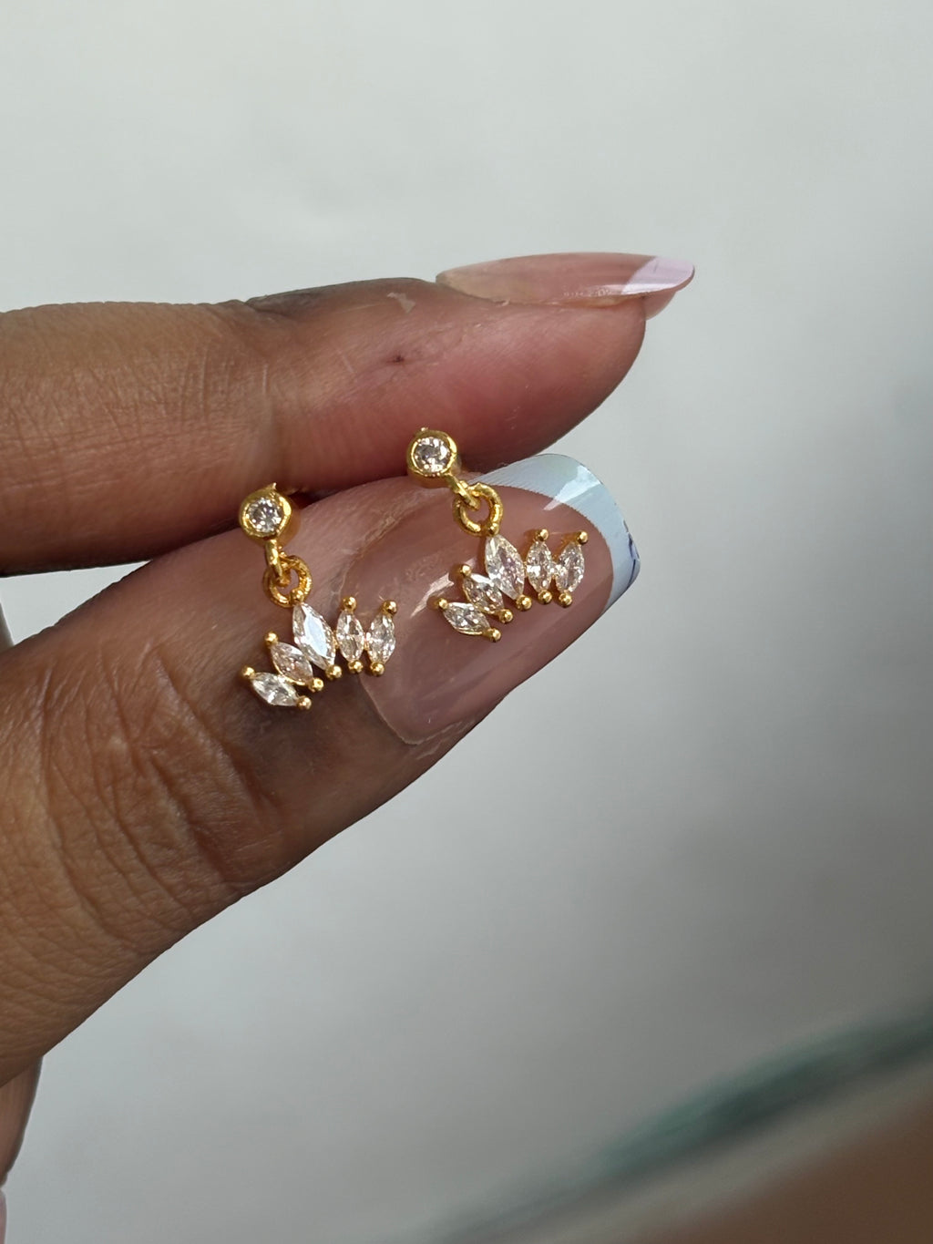Dewdrop Bugadi Ball Studs