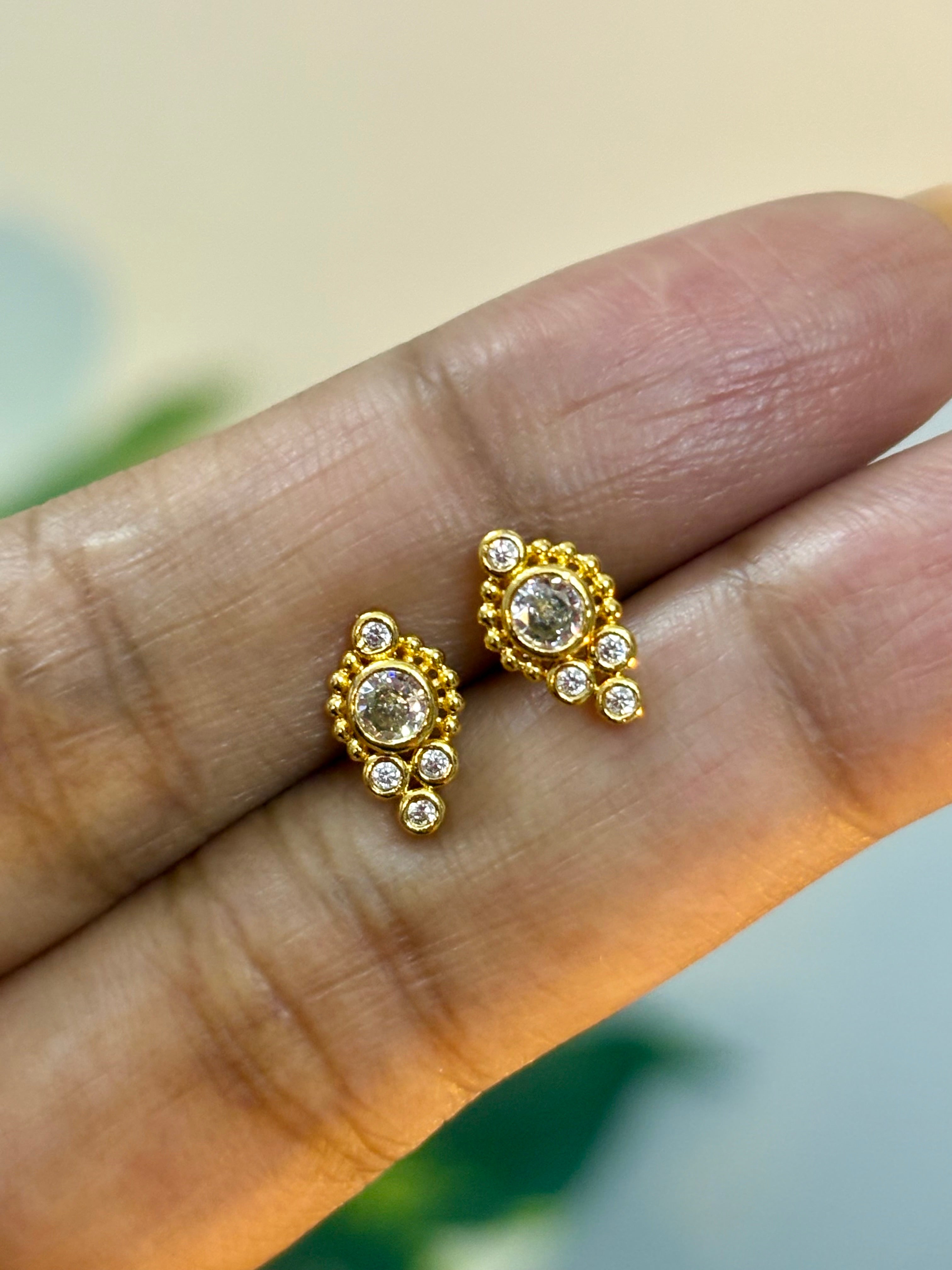 Royal Drop Ball Back Studs