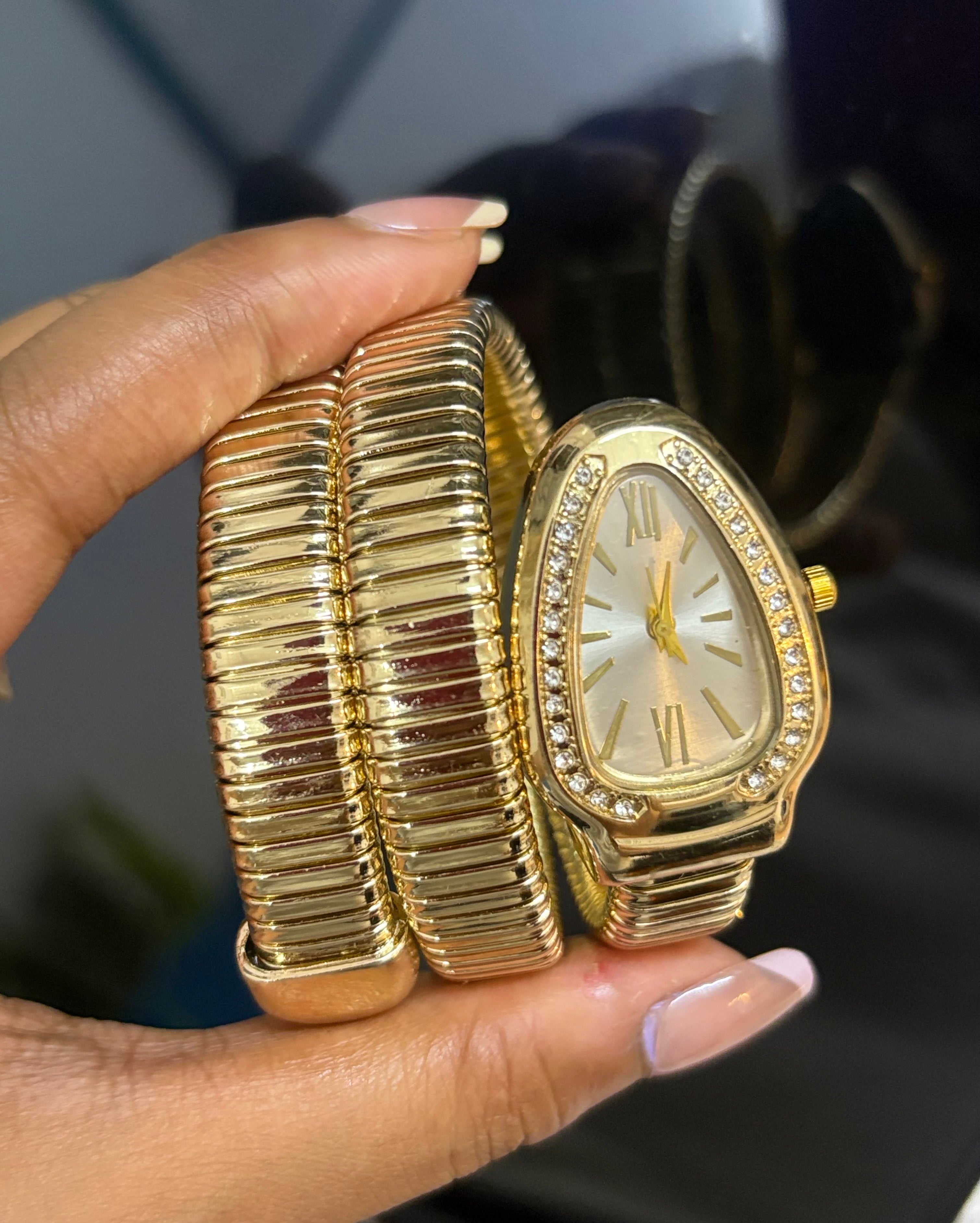 Snake Watch -Rose Gold