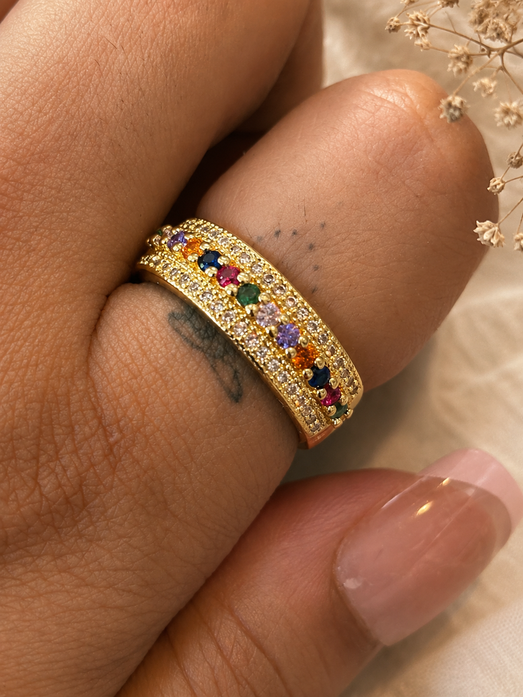 Rainbow Band Ring