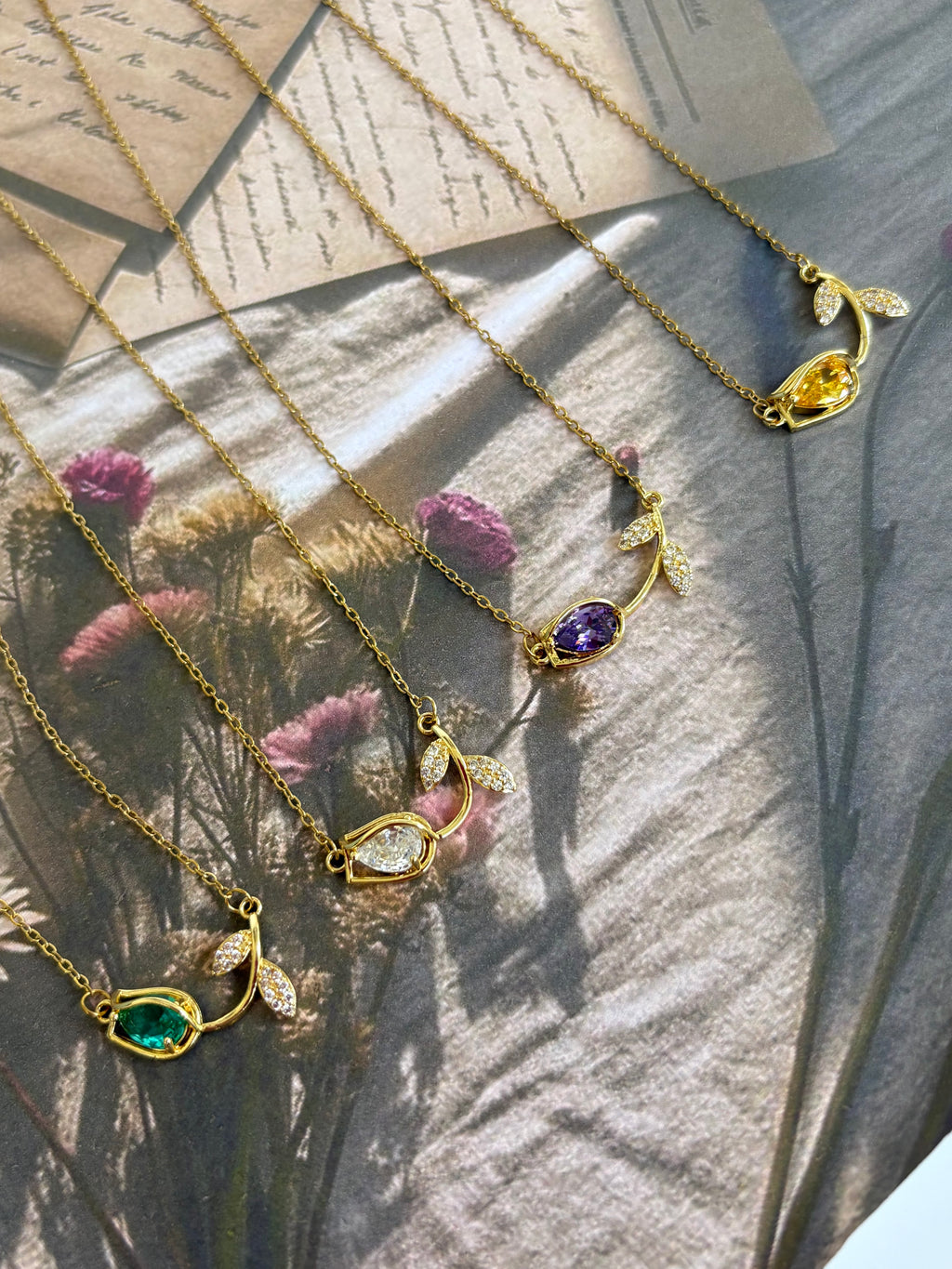 Tulip Bloom Necklaces