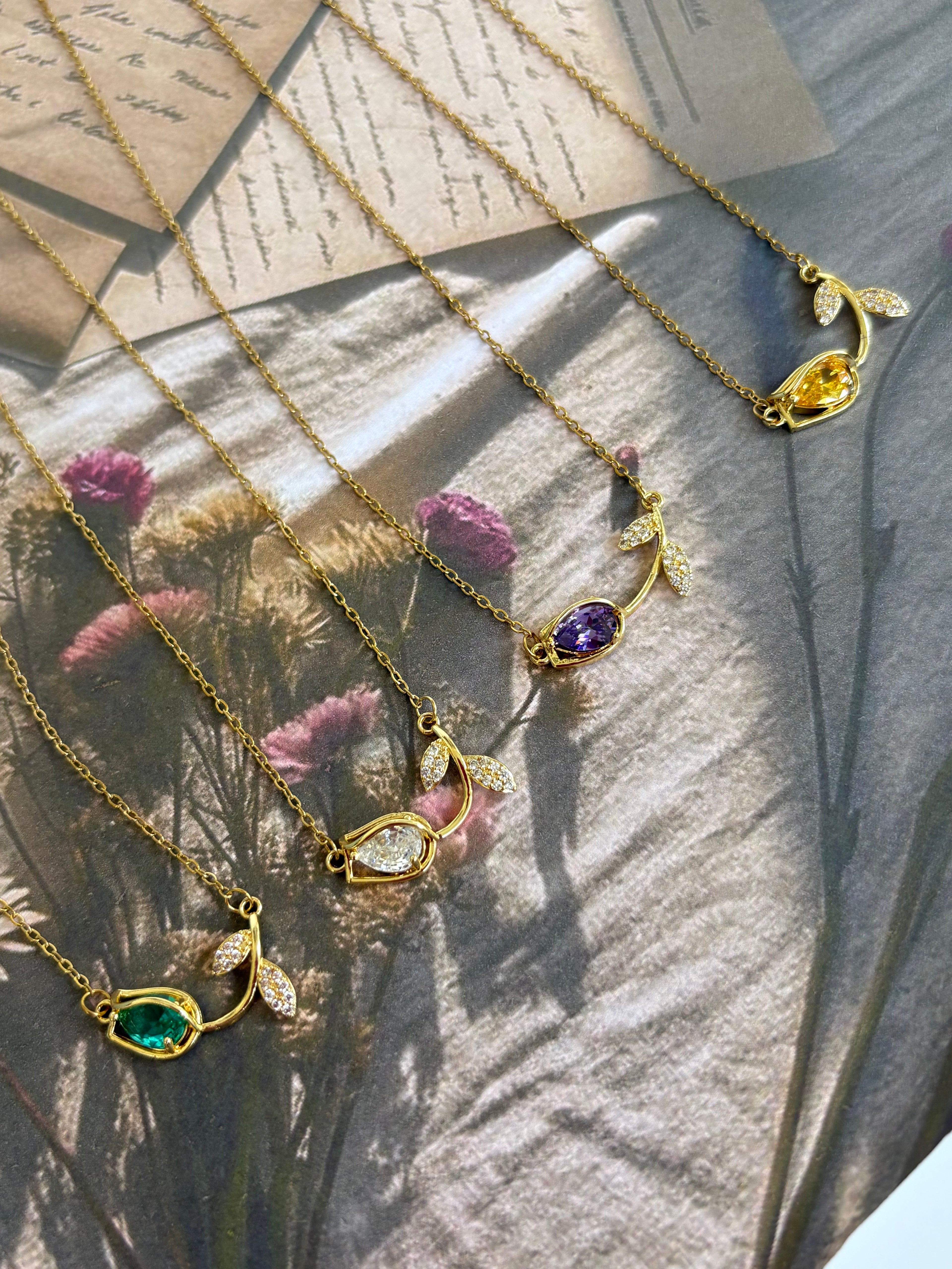 Tulip Bloom Necklaces