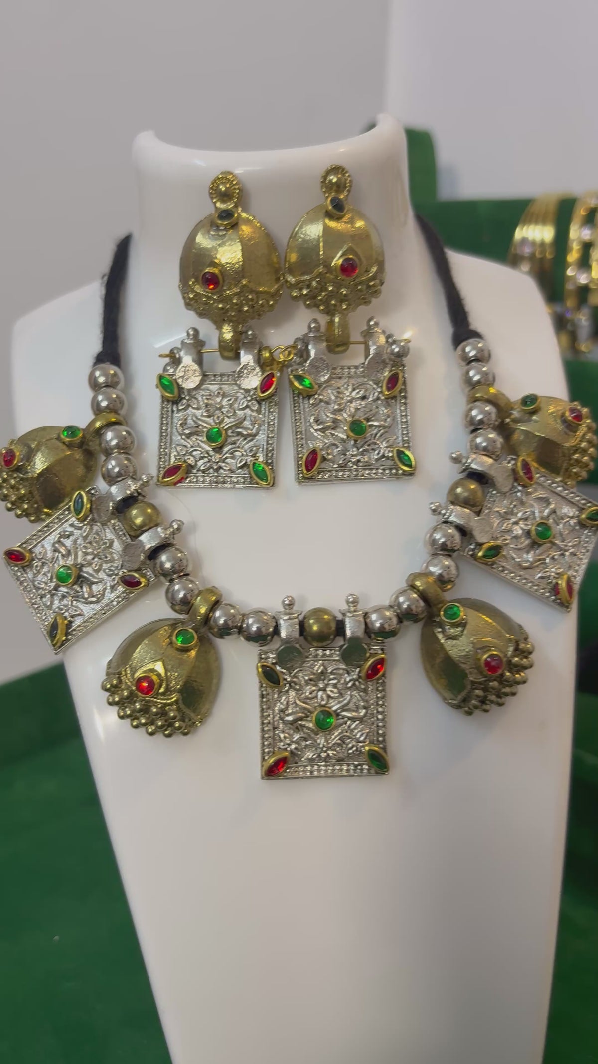 Shahi Virasat Oxidised Set