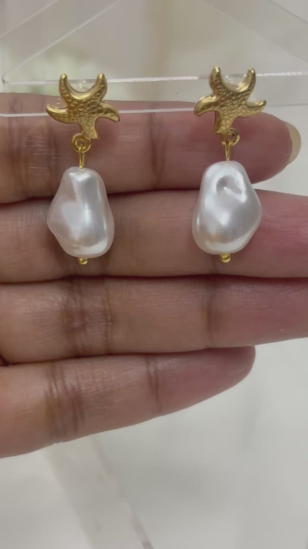 Starfish Pearl Drop