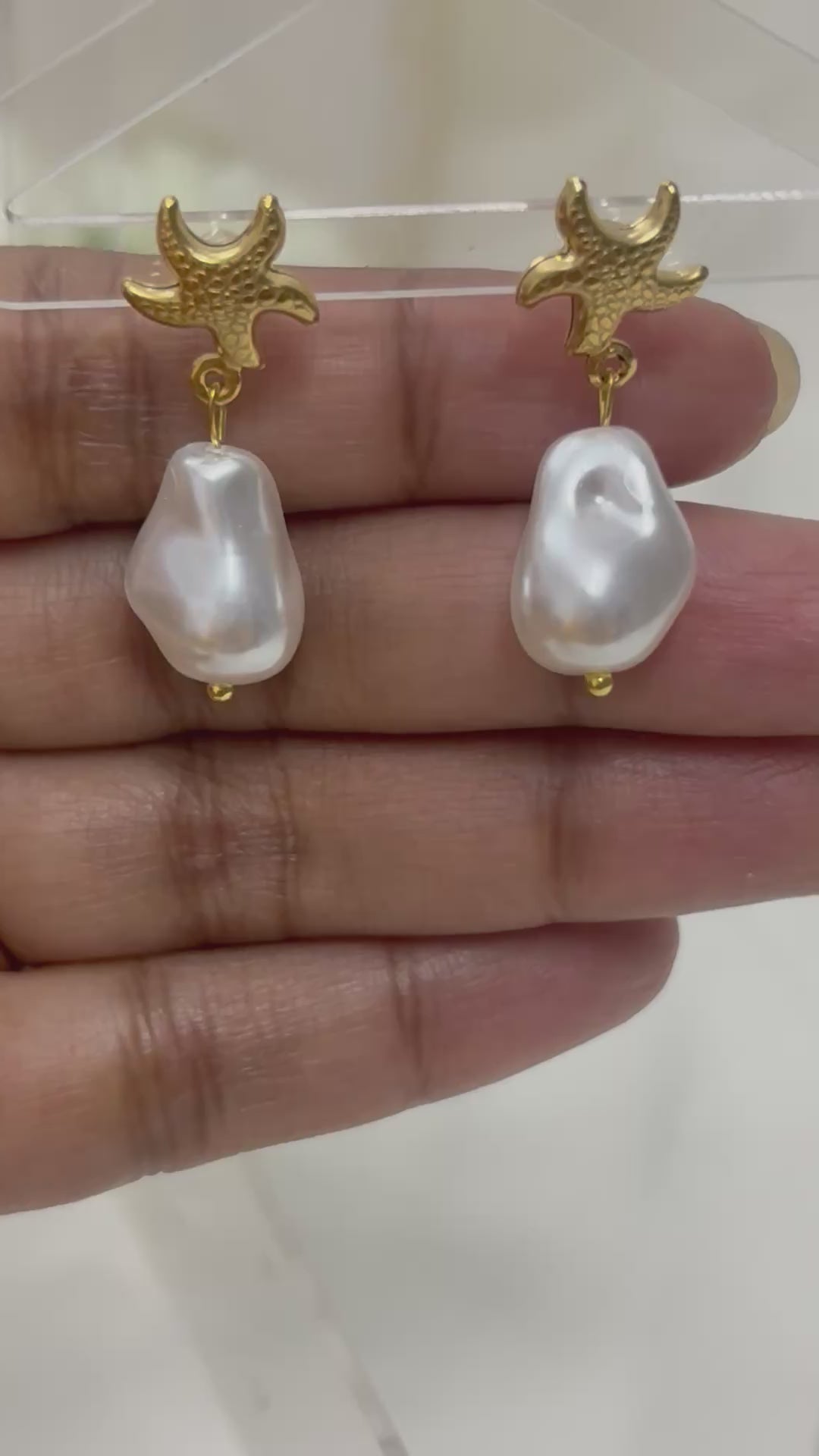 Starfish Pearl Drop