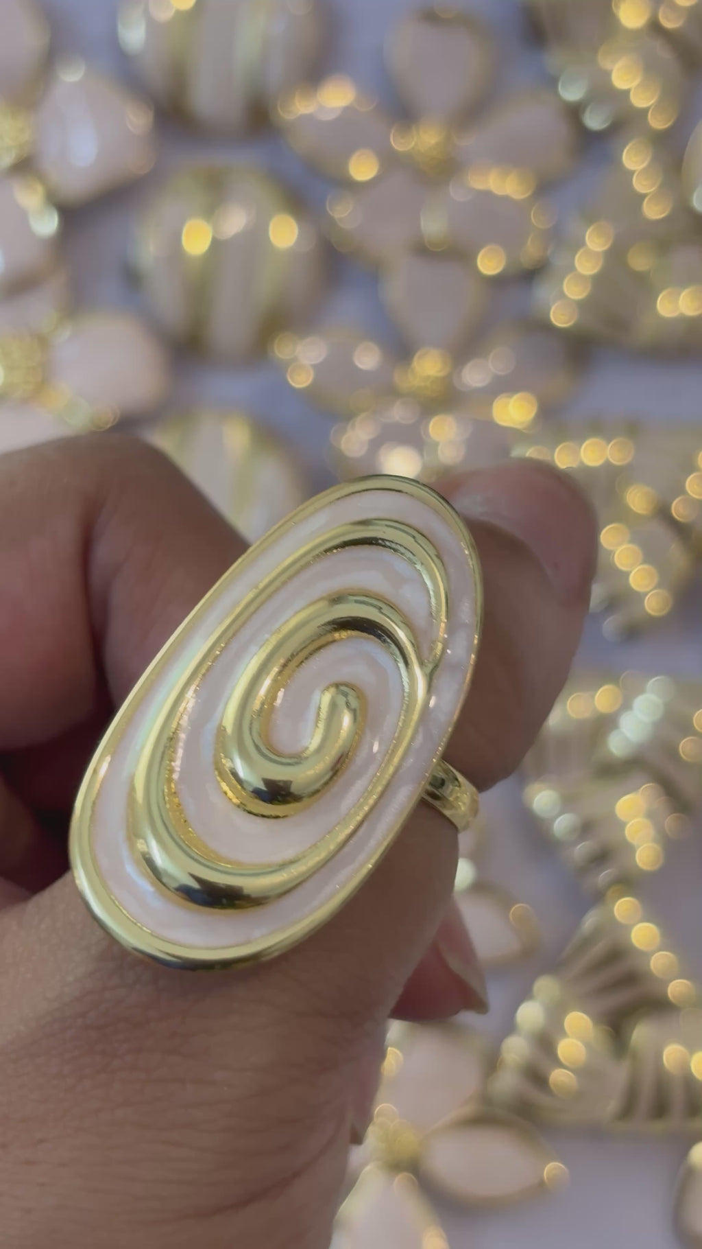 Enamel Ring - Infinity
